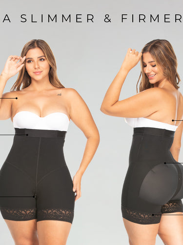 Functionalities and features of the invisible shorts and waist shaper.