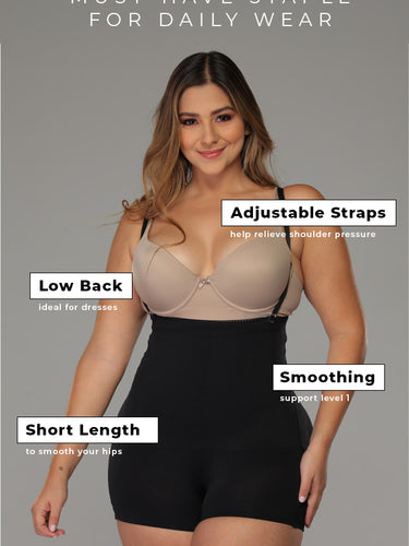 High waist body shaper features and functionalities.