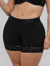 Pantalón corto levantador de glúteos acolchado con control de barriga de talle alto NS8045