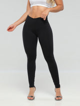 Smoothing Leggings with Butt Lifter & Built-In Faja CBL021