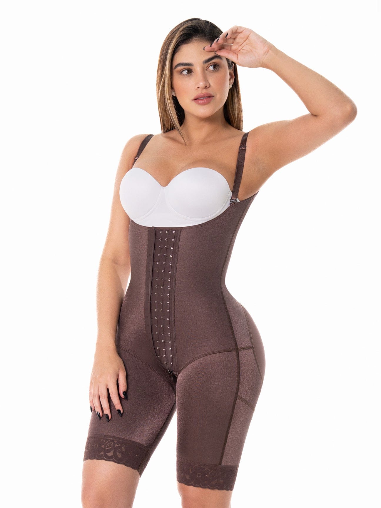 Luxe Shaping Above the Knee Faja with Hooks FJ006RA