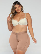 Pantalones cortos de levantamiento de cintura alta con elevación natural NS002