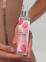 Colombiana Clean & Refresh antibacterial spray for shapewear and fajas, apple fragrance, 8 fl oz bottle