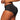 Boy Shorts Butt Lifter darker skin toned model butt view.