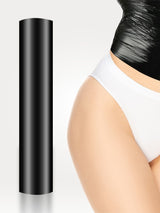 Black osmotic waist wrap roll designed for body slimming and compression