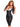 Fajas MyD Full Body Shaper Tummy Control with Sleeves black color slim fit.