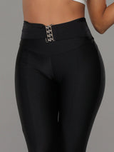 Leggings Levanta Cola Relámpago Grease con Control Abdomen 1279