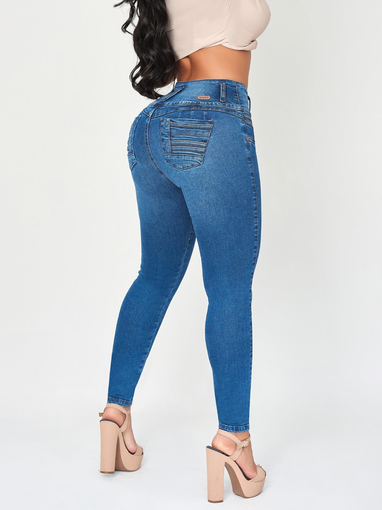 Girlfriend Butt Lift Skinny Jeans 13334