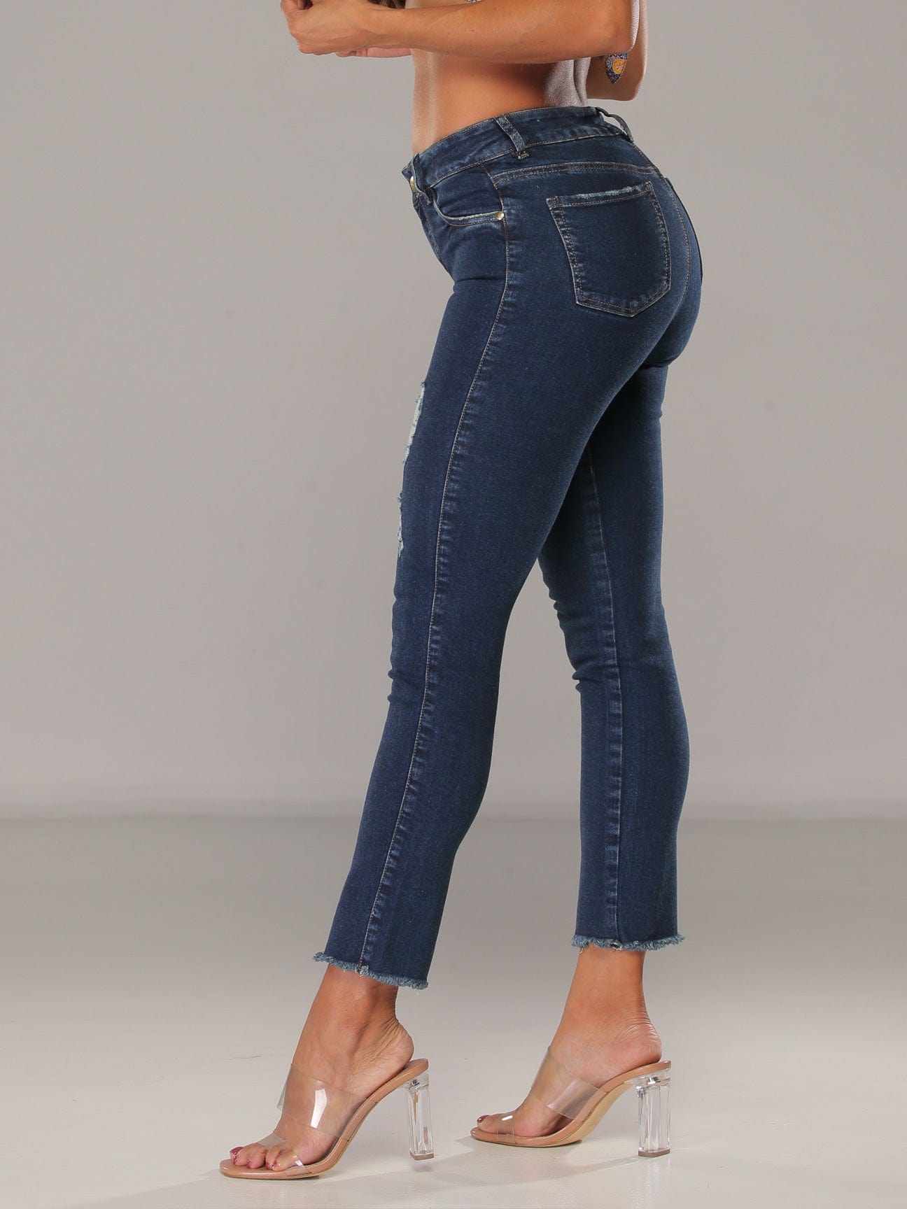 Dream Girl Butt Lift Straight Jeans 14181