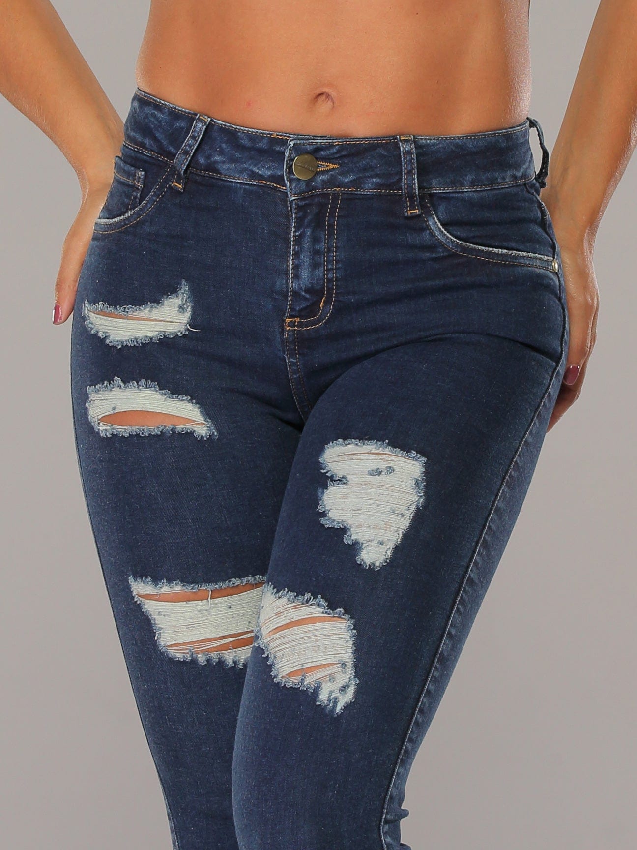 Dream Girl Butt Lift Straight Jeans 14181
