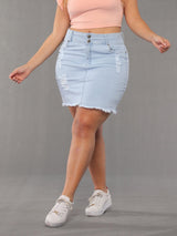 Falda Jean Levanta Cola Hailey 14186