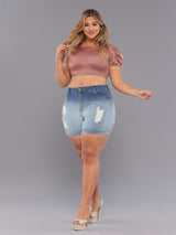 Short Jean Levanta Cola Ombre 14204