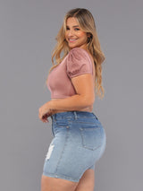 Short Jean Levanta Cola Ombre 14204