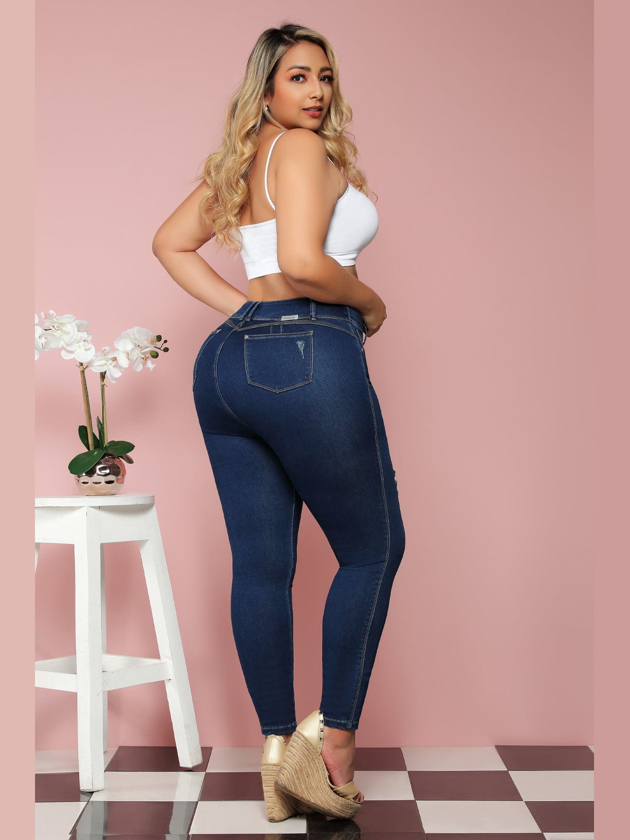 Azores Butt Lift Skinny Jeans 2035
