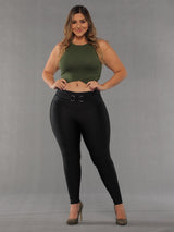 Leggings Retro Levanta Cola con Control Abdomen 1304