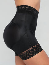 Pantalones cortos de levantamiento de cintura alta con elevación natural NS002