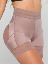 Pantalones cortos de levantamiento de cintura alta con elevación natural NS002