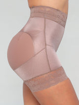 Pantalones cortos de levantamiento de cintura alta con elevación natural NS002