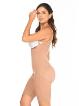 Talladora corta de medio muslo con cremallera NS048