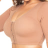 Side view look of the long sleeved shapewear bra.