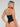 Halter Shaping Bodysuit with Tummy Control black color back view.