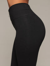 Brooke High Waisted Leggings with Tummy Control waist side view.