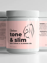 Colombiana Tone & Slim skin toning and slimming gel in 16.9 oz jar with pink label
