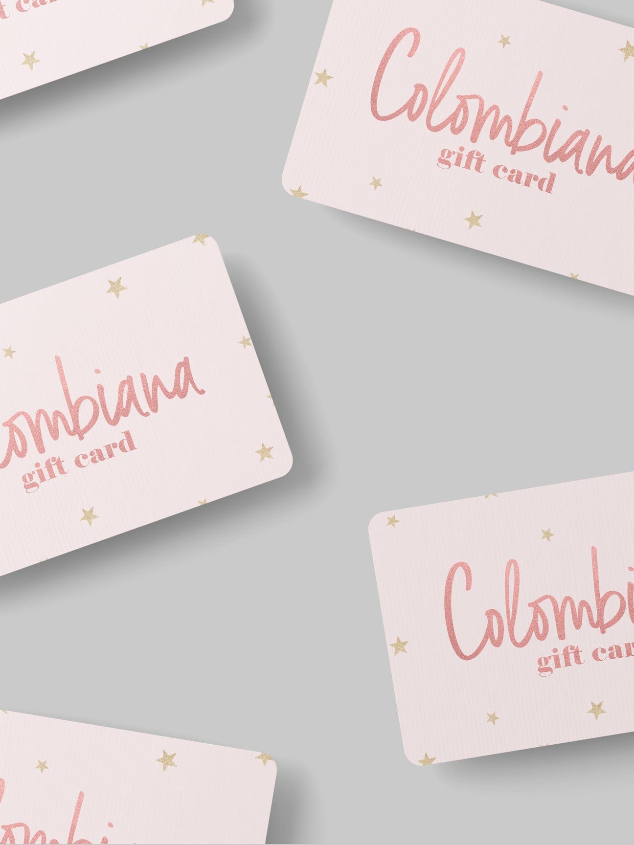 Multiple Colombiana gift card pink
